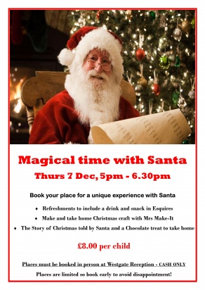Magical Time with Santa - Thursday 7 December 2023, Stevenage